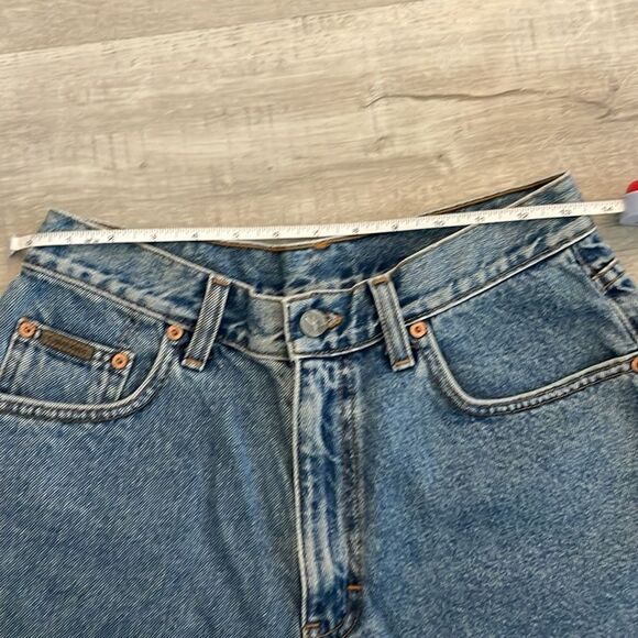 VTG Calvin Klein High Waist Jean Shorts 27 Waist - Picture 12 of 12